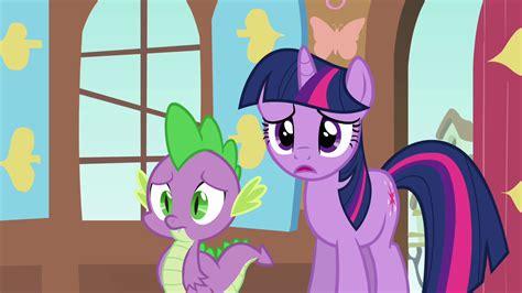 Image Twilight And Spike Worried S03e13png My Little Pony