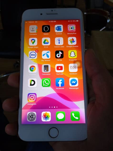 Iphone 8plus 64gb Gold - Used Mobile Phone for sale in Sindh
