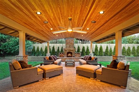 Backyard Covered Patio Ideas Large And Beautiful Photos Photo To