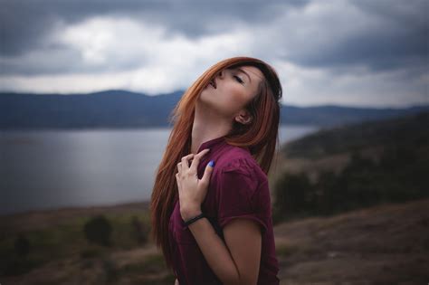 Fondos De Pantalla Cara Luz De Sol Mujeres Al Aire Libre Mujer Pelirrojo Modelo Ojos