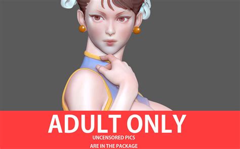 Chunli Streetfighter Sexy Naked Nude Hacentai Nfsw Girl D Model D
