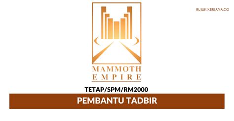 In addition to that, one of the requirements is installing waterproofing works that have integration of piping with over 50 showrooms nationwide, empire building facilities envisioned a showhouse partition design from scratch. Jawatan Kosong Terkini Mammoth Empire Holding ~ Pembantu ...