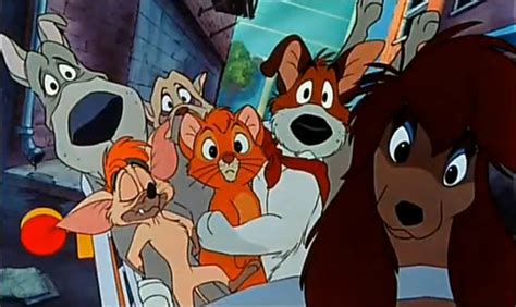 Animated Film Reviews Oliver And Company 1988 Disney Movie With A