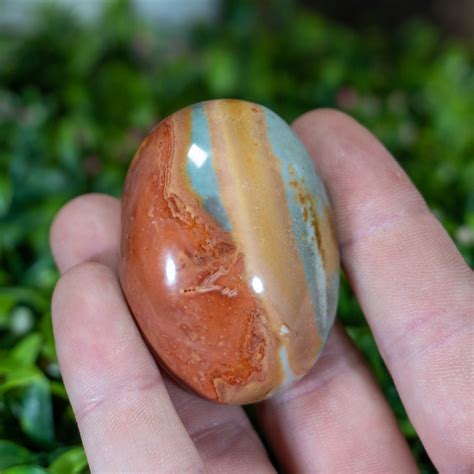 Polychrome Jasper Palm Stone Rocks And Geodes Home And Living
