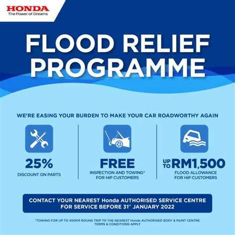 Honda Flood Relief Programme Announced Bigwheelsmy
