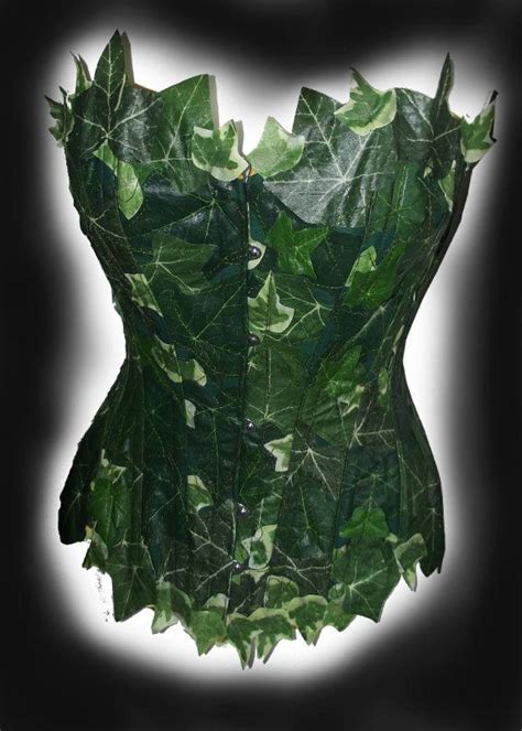 Made To Order Poison Ivy Mother Nature Corset On Etsy 32397