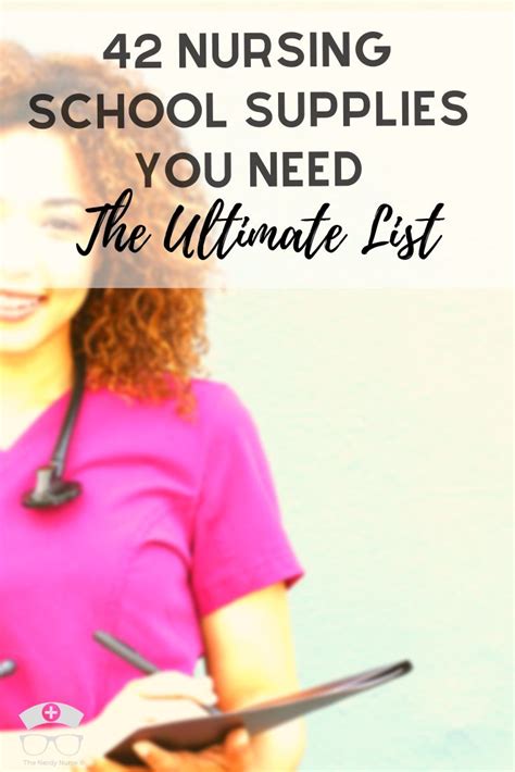 42 Nursing School Supplies You Need The Ultimate List Nursing