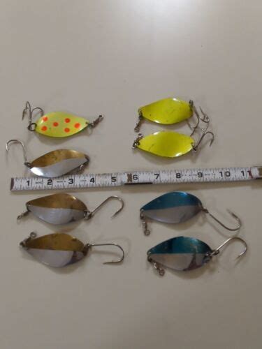 8 Lure Lot Luhr Jensen Manistee 4 Salmon Trout Thin Trolling Fishing