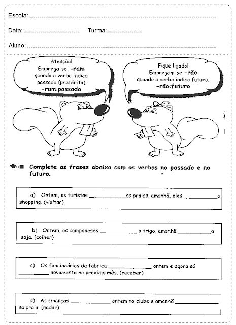 Baixe Atividades Portugu 234 S Em Pdf S 211 Escola Gambaran