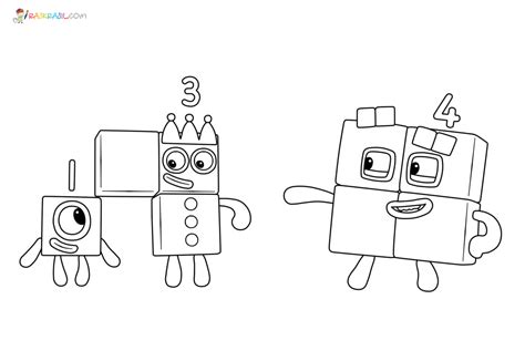 Numberblocks Coloring Pages Free Coloringpagecc