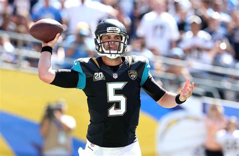 Pictures Blake Bortles Makes First Nfl Start With Jaguars Orlando