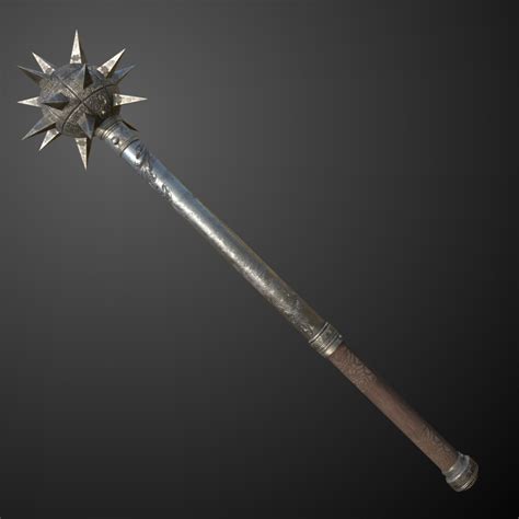 Medieval Morningstar 3d Model Rendercrate Free And Hd Objects