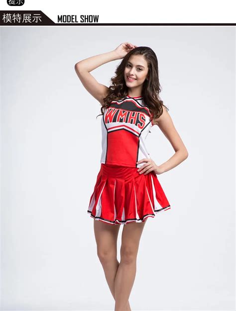 High School Glee Club Girl Plus Size 5xl Cheerleader Costume Glee
