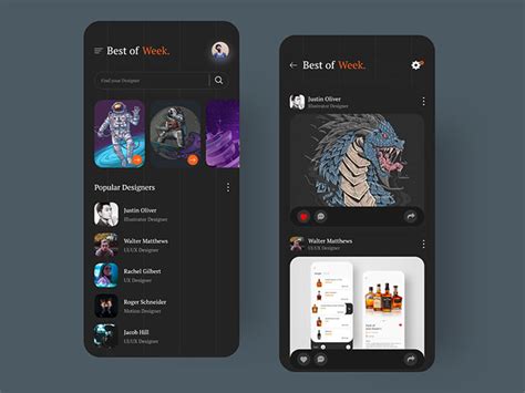 33 Dark Mode App Ui Designs For Inspiration Bashooka