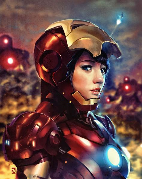 Iron Girl By Andreypratama Iron Woman Marvel Iron Man Iron Man