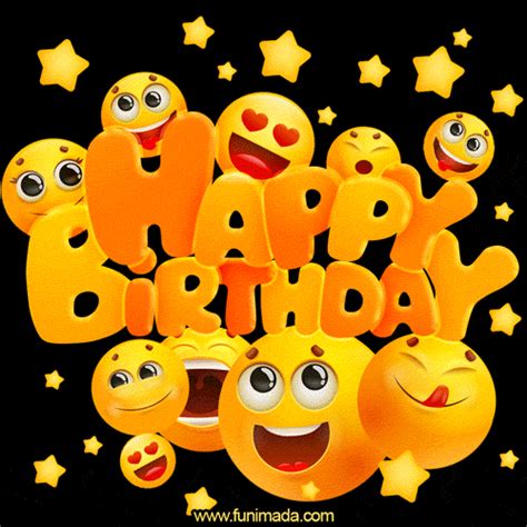 Happy Birthday Moving Emoticons Images And Photos Finder