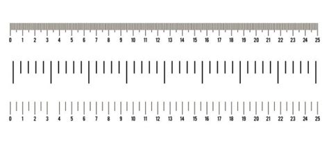 Ruler Scales Centimeter Millimeter Inch Measure Geometric Accuracy