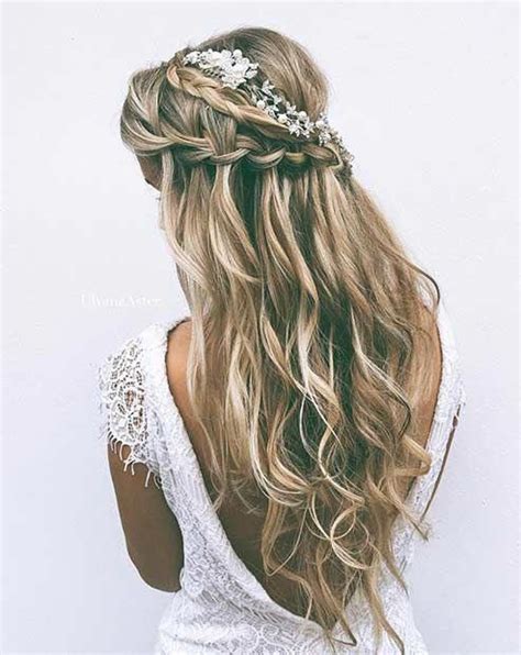 23 Romantic Wedding Hairstyles For Long Hair Stayglam Peinados Boda