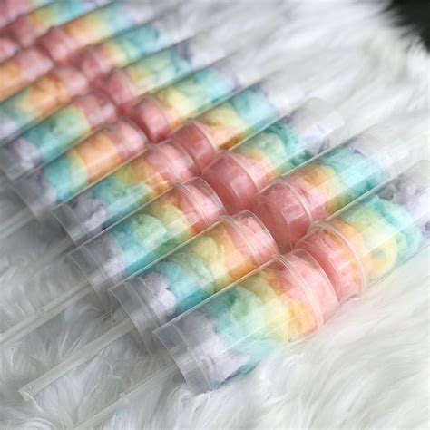 Raibow Cotton Candy Push Pops In Cotton Candy Party Candy Themed Party Candy Party Favors