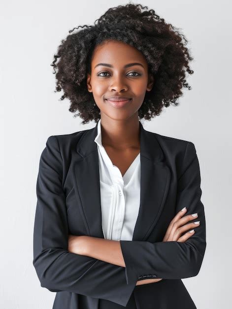 Premium Ai Image An African American Business Woman