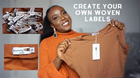 HOW TO CREATE CUSTOM WOVEN LABELS FOR YOUR CLOTHING BRAND SINCERELY