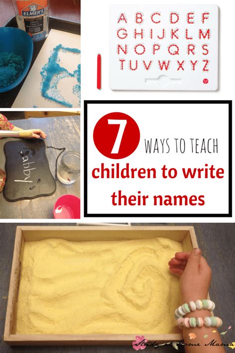7 Ways To Teach Children To Write Their Names Teaching Kids To Write
