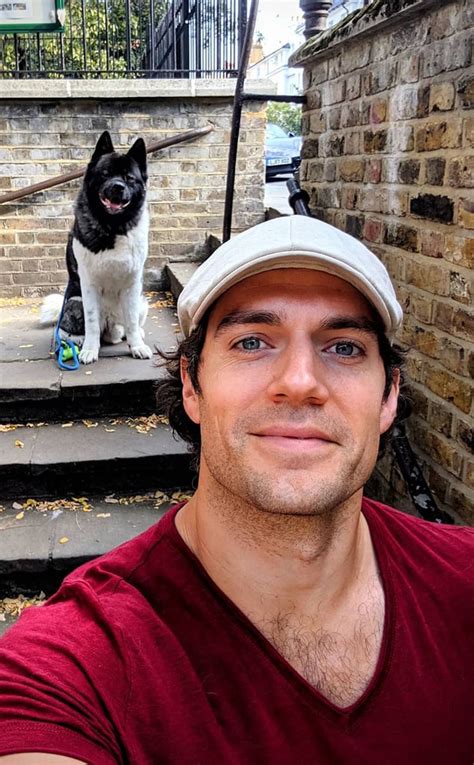 Henry Cavill From Stars With Their Dogs To Celebrate National Puppy Day