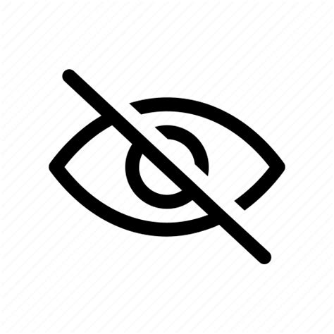 Eye Slash Tool Stroke Icon Download On Iconfinder