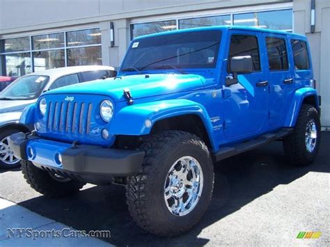 2011 Jeep Wrangler Unlimited Sahara 4x4 In Cosmos Blue 558079