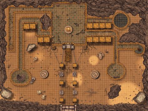 Underground Desert Temple Inkarnate Create Fantasy Maps Online