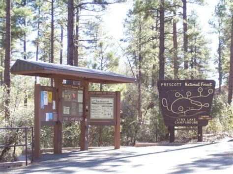 Prescott National Forest Lynx Lake Campground Prescott Az Gps