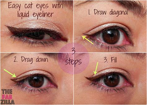 Eyes are the most effective weapon of flirting and attraction, but each eye shape requires an individual makeup technique. How-to: Easy Cat-Eyes Using Liquid Eyeliner (3 Steps ...