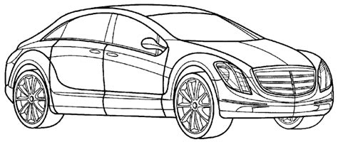 Przygotuj kredki i do dzieła! Samochód Mercedes - Kolorowanka dla dzieci o samochodzie ...