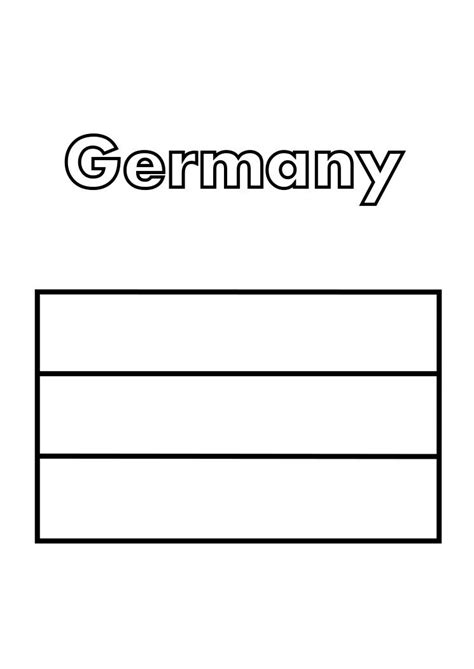 3 Best Images Of Printable German Flag Coloring Page Germany Flag