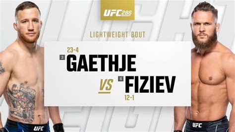 UFC 286 Justin Gaethje Vs Rafael Fiziev Highlights YouTube