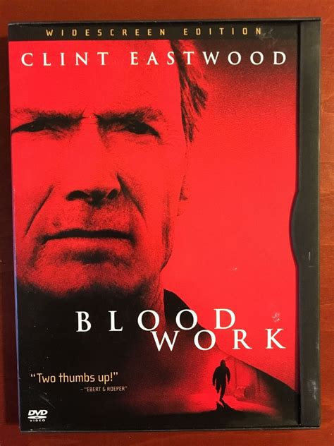 Blood Work Dvd 2002 Widescreen H0110 85392420124 Ebay