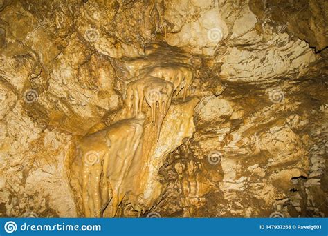 The Bozkov Dolomite Cave Stock Photo Image Of Infiltration 147937268