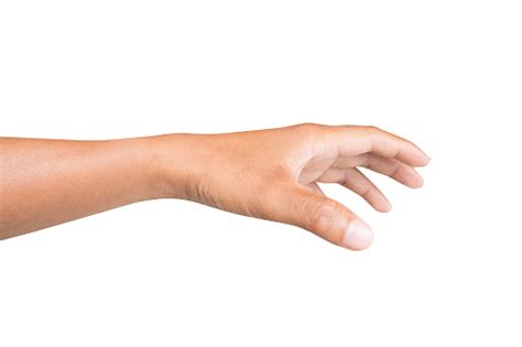 Left Side Hand Of A Man Trying To Reach Or Grab Something Fling Touch