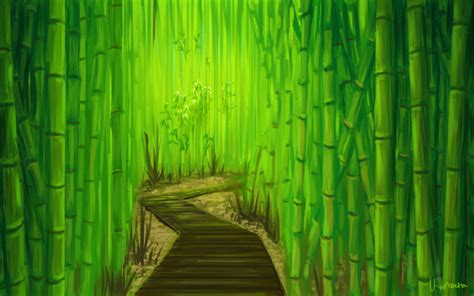 Bamboo Forest By Kamocha On Deviantart