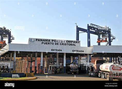 Entry Of Cristobal Port Colon Panama Stock Photo Alamy
