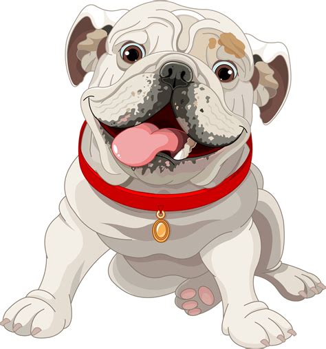 Download Cute Bulldog Dog Illustration French Puppy Clipart Png Free