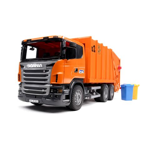 Bruder Scania R Series Garbage Truck Orange 03560 Jadrem Toys