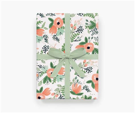 Rifle Paper Co Wildflower Wrapping Paper Set Of 2 Home And Fleur