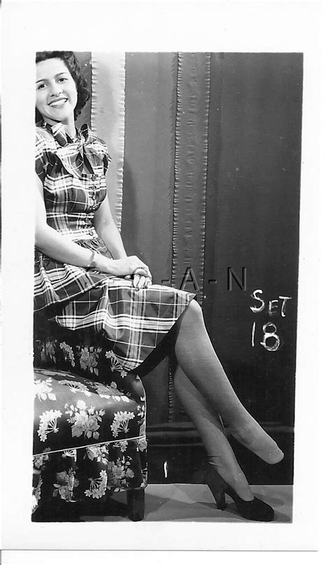 original vintage 1940s 60s nude rp hispanic woman in dress legs big smile ebay