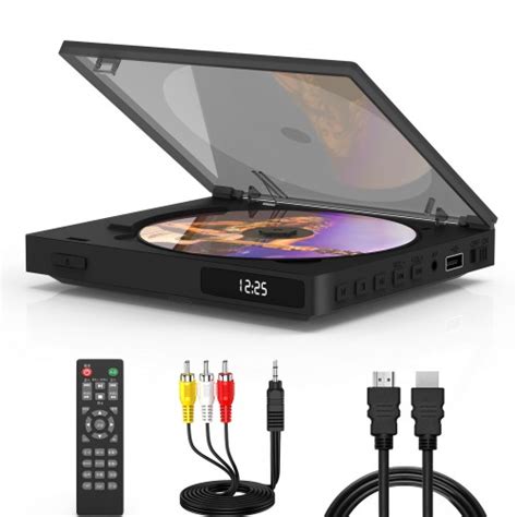 Super Mini Dvd Player For Tv With Hdmi And Av Output Portable Dvd Cd