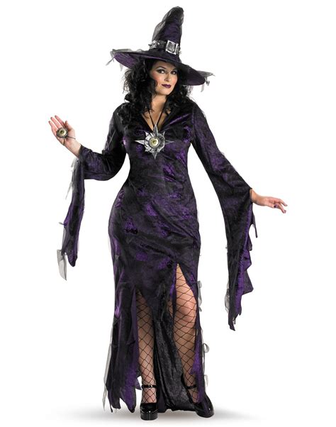 Sorceress Witch Plus Size Sexy Gothic Gown Halloween Costume Womens 22