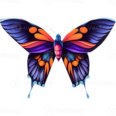 Tropical Colorful Butterflies 35498480 Png