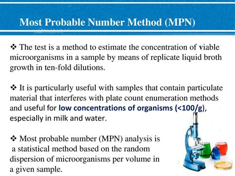 Lab 6 Most Probable Number Method Mpn Ppt Download