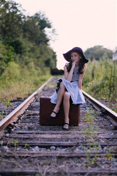 Inin Train Railroad Tracks For Photo Shoot