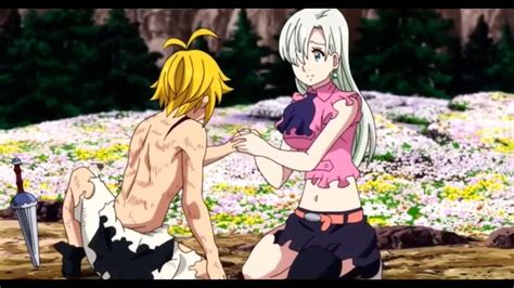 Elizabeth Recoge A Meliodas Enamoradamente Nanatsu No Taizai Youtube